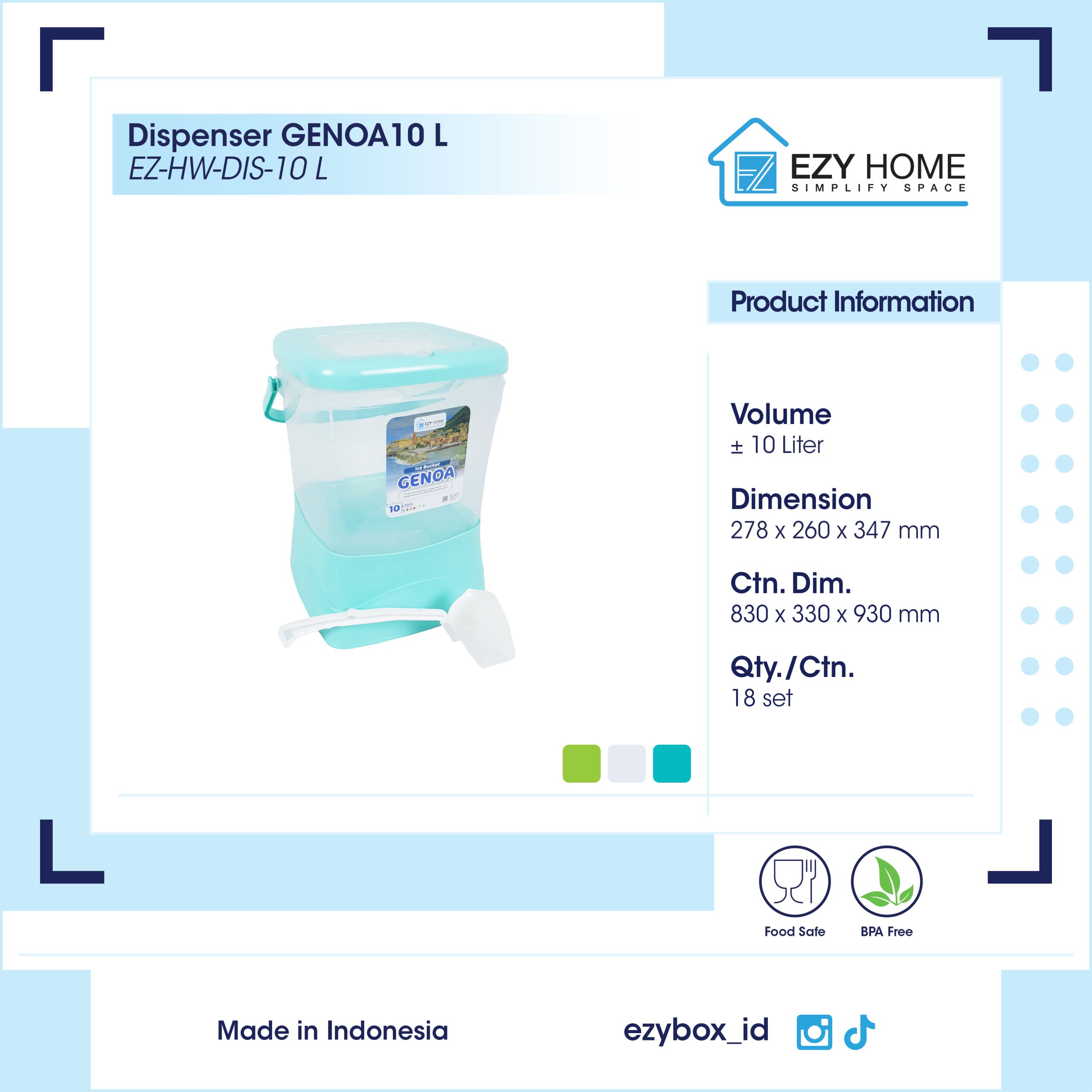 Dispenser GENOA 10 L