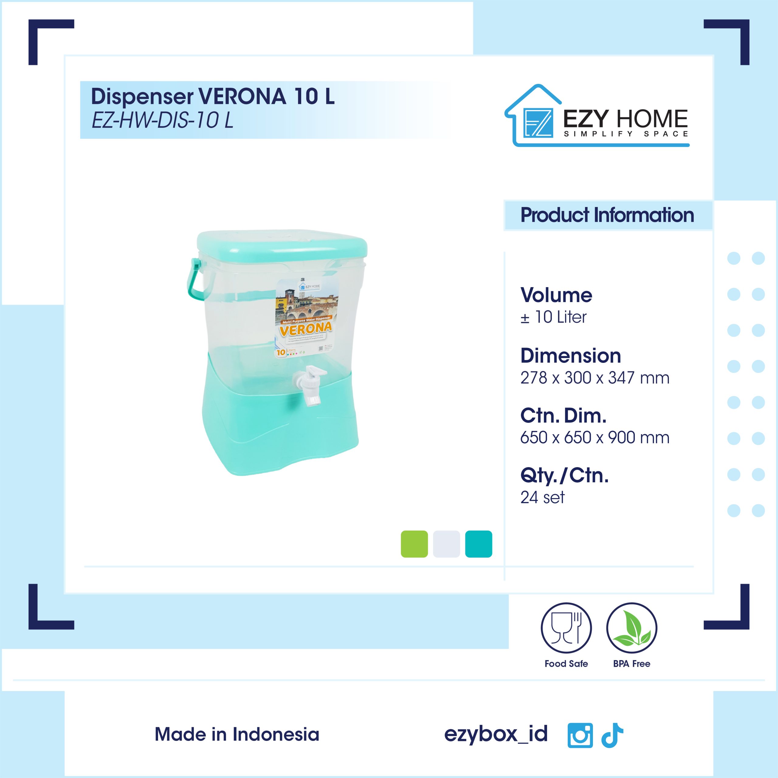 Dispenser VERONA 10 L