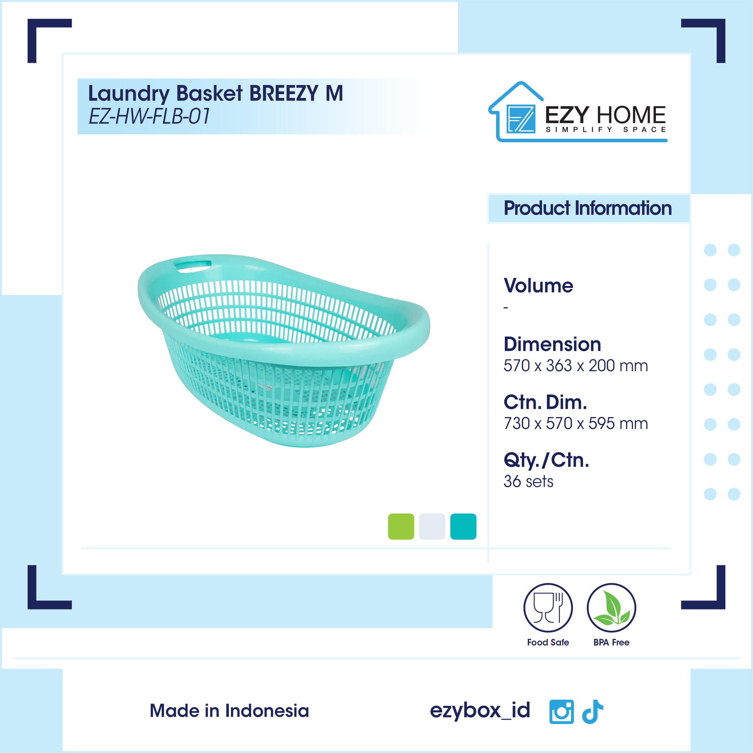 Laundry Basket BREEZY M